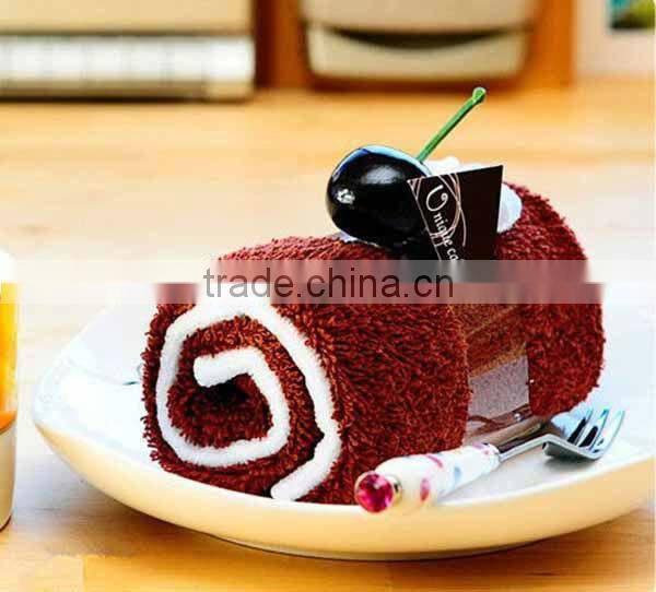 2013 Fashion New design love image cute 100% cotton cake towel