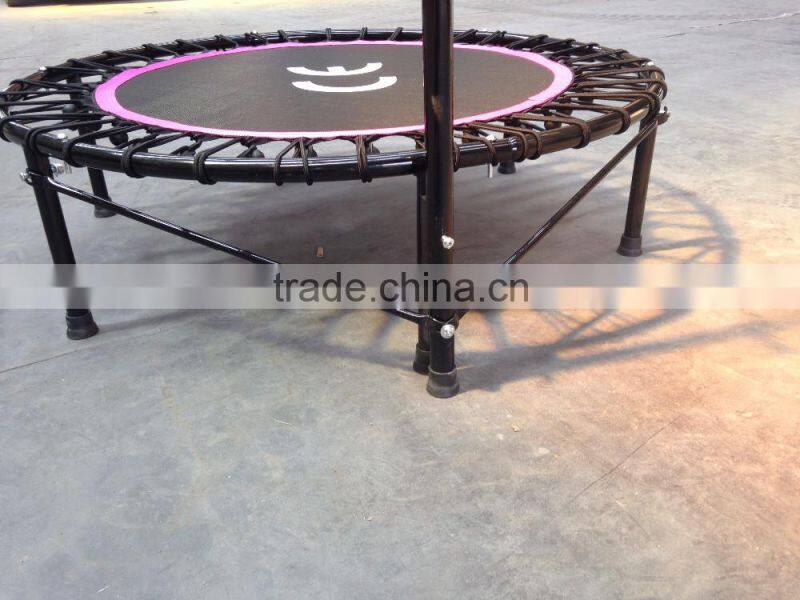 45" kids unfolding mini trampoline with T handle