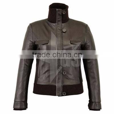 Hot Sale New Fashion And Style Women Jacket Red Leather Jacket For Women