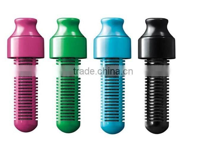 Candle 5 micron cartridge water bottle with activated carbon filter