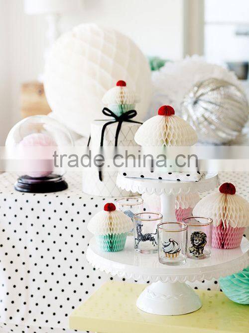 Decorative Colorful Chinese Hanging Craft Paper Honeycomb Ball for Birthday Anniversary