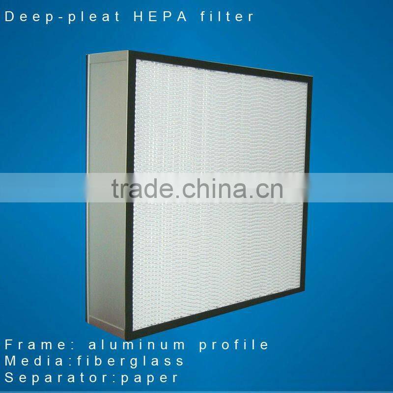 H13 HEPA panel for clean room