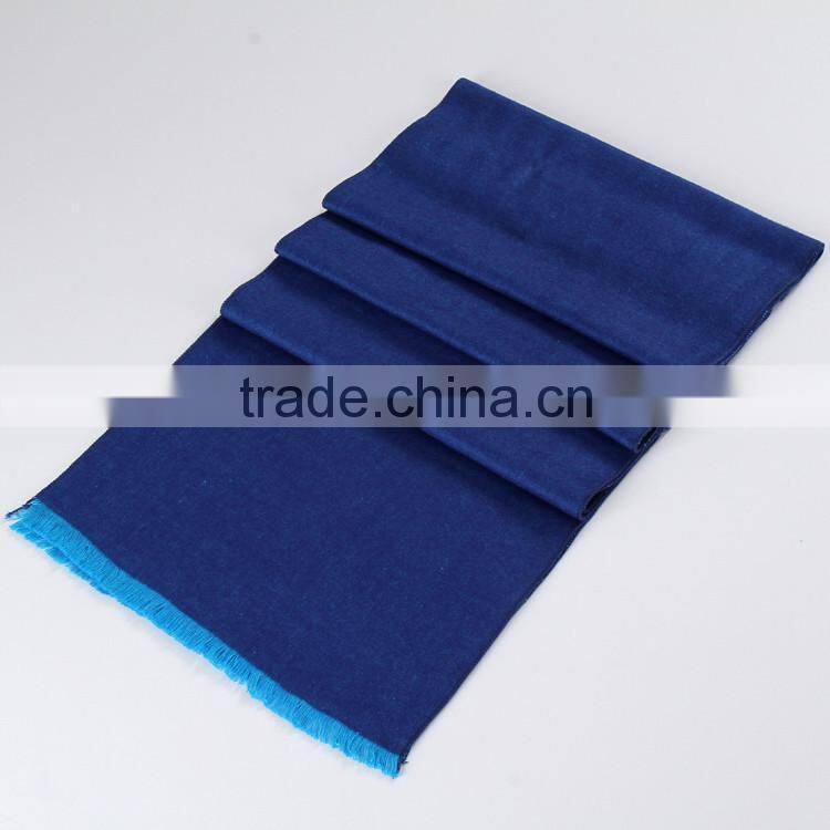 Men's royalblue cashmere feel rayon scarf 20 colours