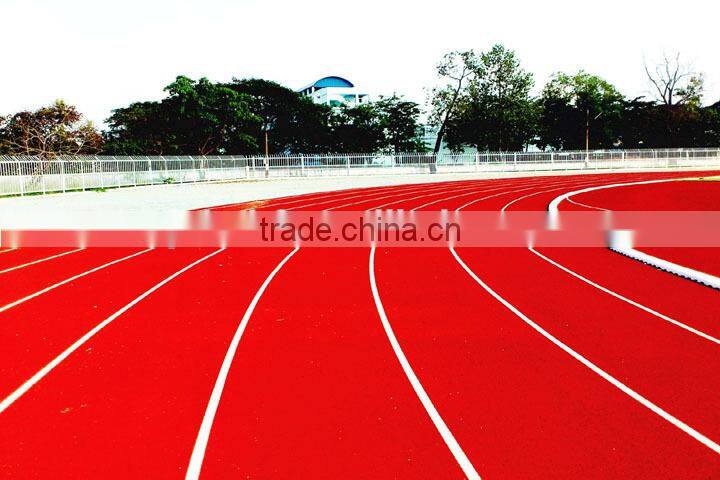 Full polyurethane spray coating running track, polyurethane flooring materials