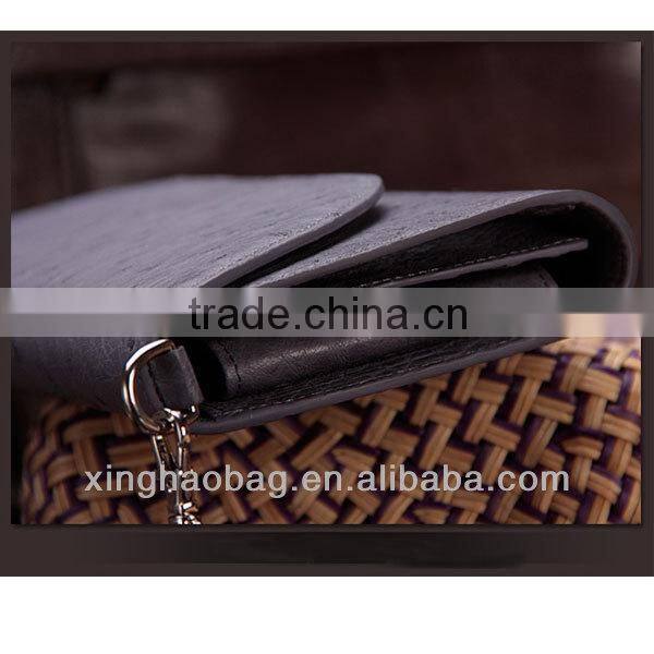 Top Branded and High Quality design real ostrich skin handbag