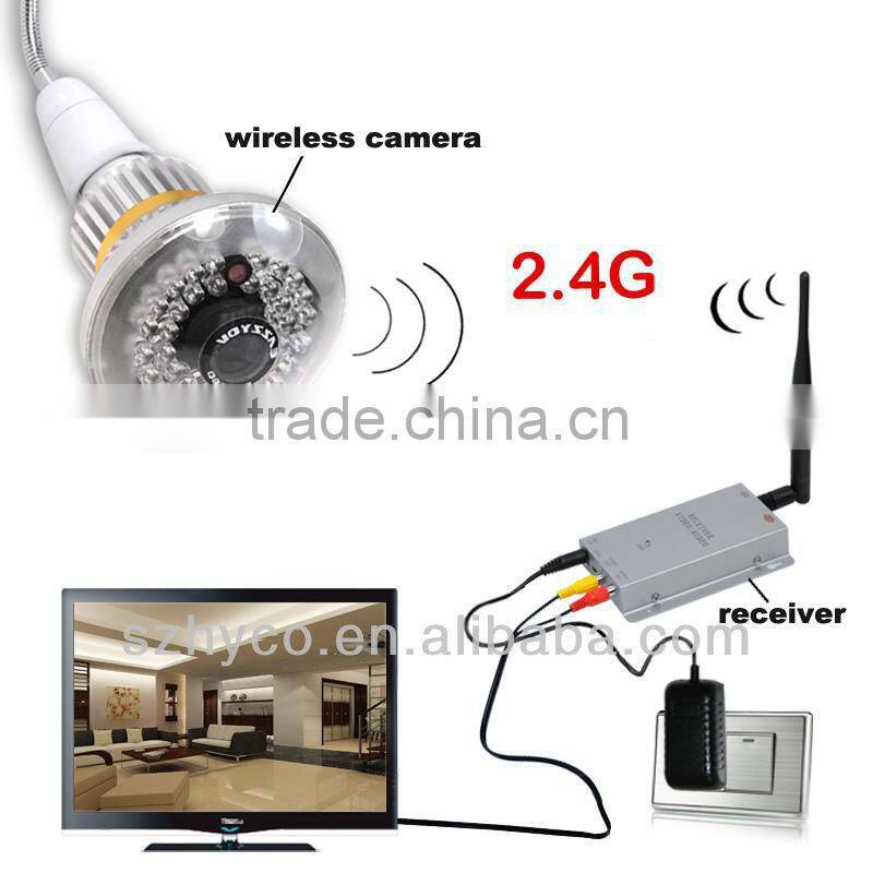 2.4G Wireless Bulb Security Camera (Invisible Light at Night