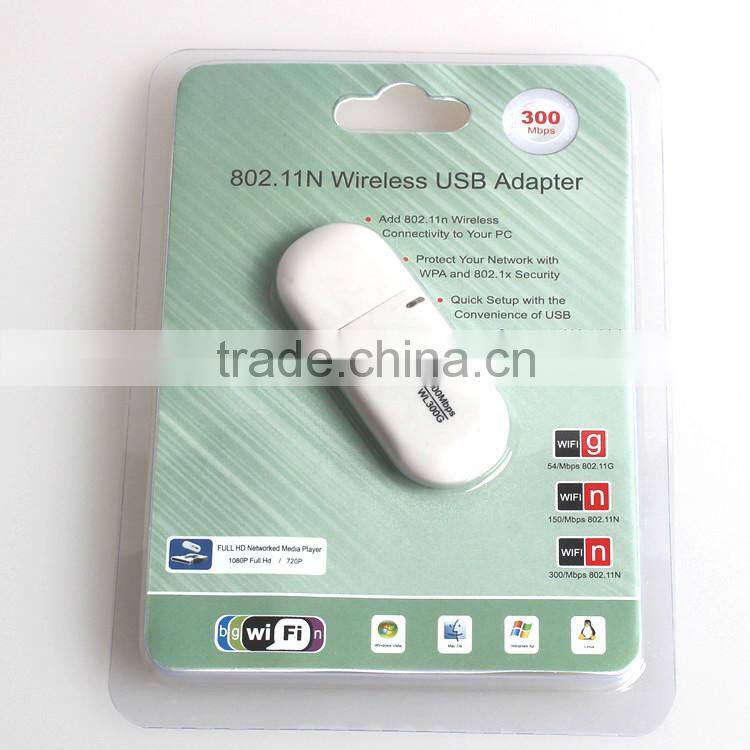 USB 300M Mini Wireless Wlan Card RTL8191 High Power WiFi Nano Network Adapter