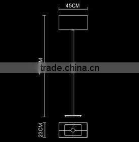 modern indoor floor light hotel floor lamp