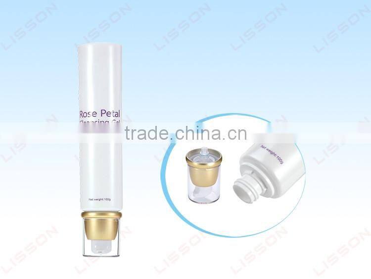 40ml to 100ml PE Tube With Airless Pump Head for Cleansing Gel