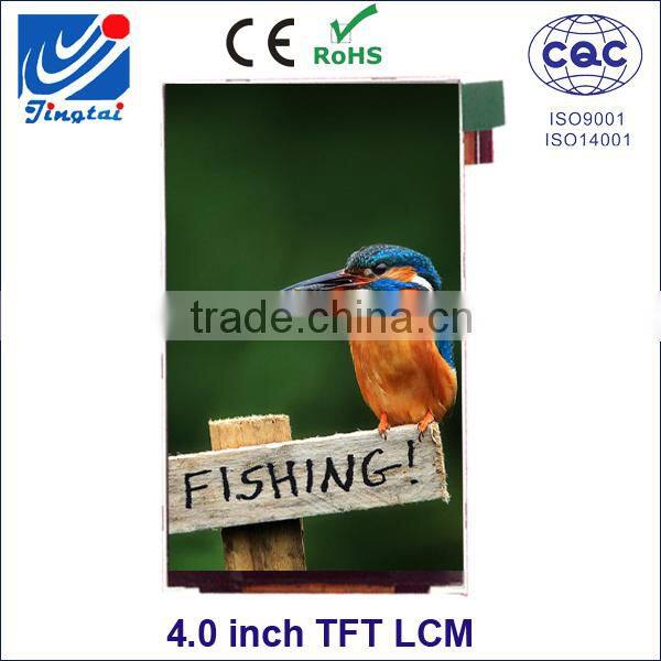 TFT LCD manufacturer china transparent lcd module with ILI9806E IC