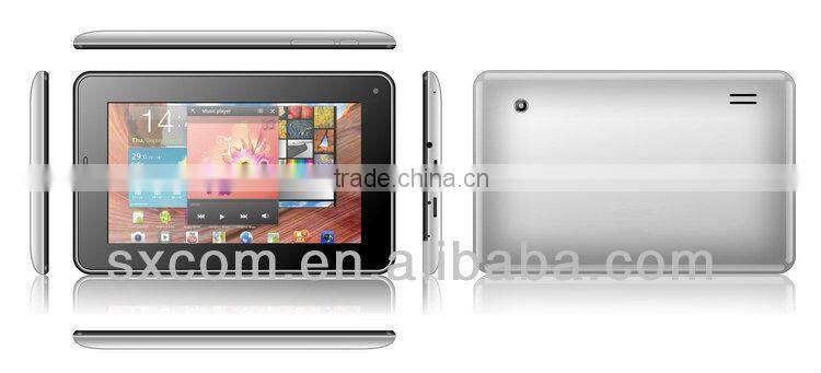 2014 factory cheapest 7 inch A23 dual sim 2G call android tablet pc