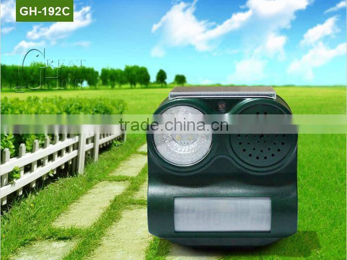 Hot sell waterproof solar bird repeller wholesale scare birds light repeller GH-192C