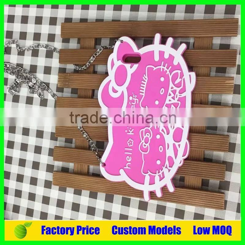 Seashell and hello kitty silicone mobile 3d phone case for Sony Xperia T3 M50W phone back cover case