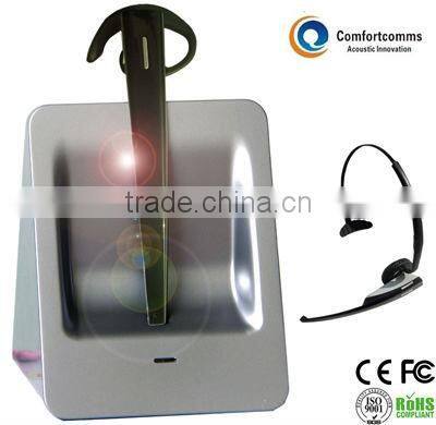 2013 hot selling call center desk phone and computer headset microphone set wireless CW-3000