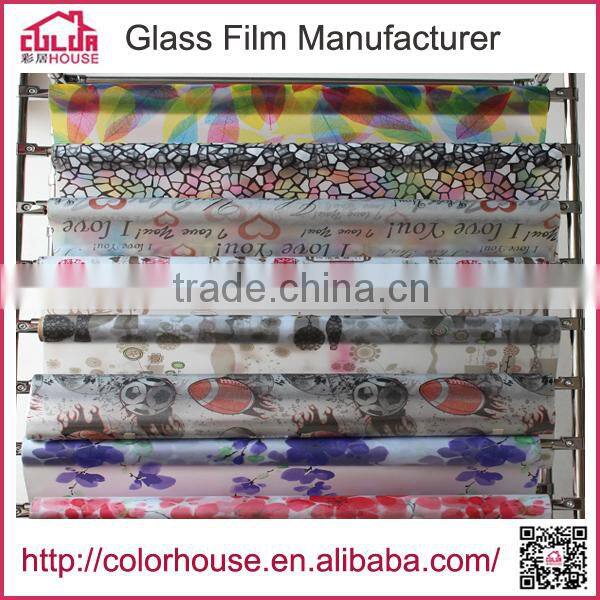vinyl adhesive printing decorative window film covering