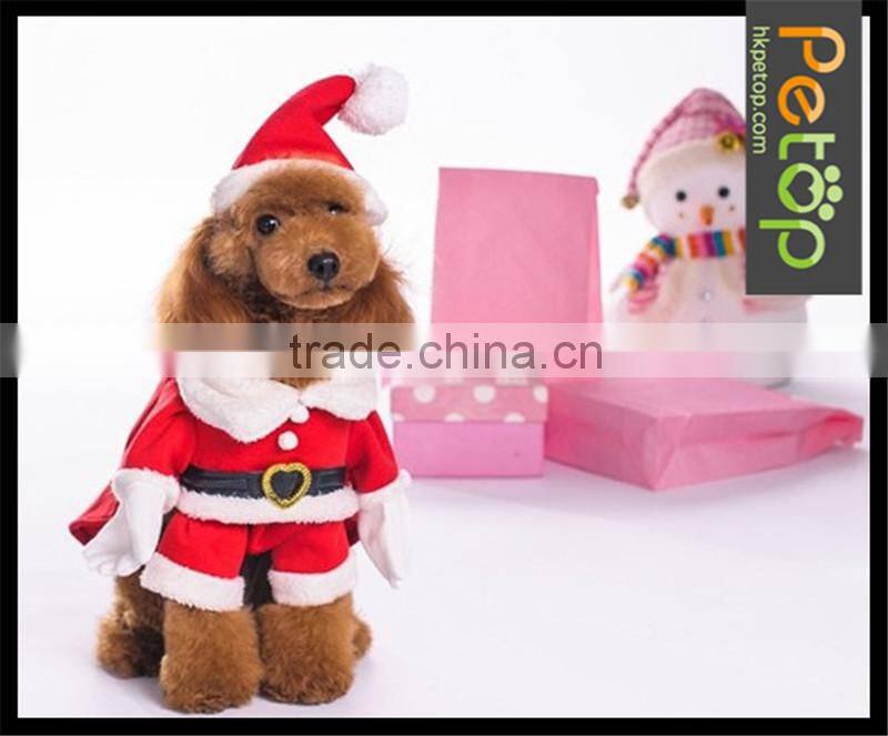 Christmas Santa claus dog clothes