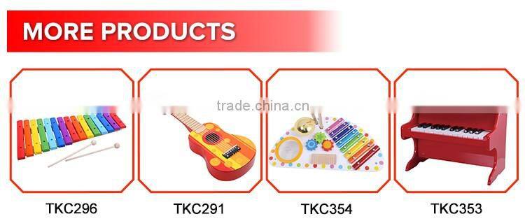 New design colorful children wooden toy guitar