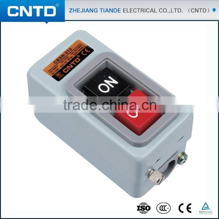 CNTD Fast Selling Cheap Products Self Locking On Off Power Pushbutton Control Switch Box