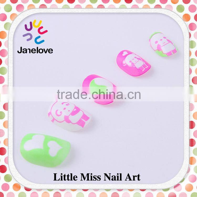Kid Nail art tips /artificial french nail tips