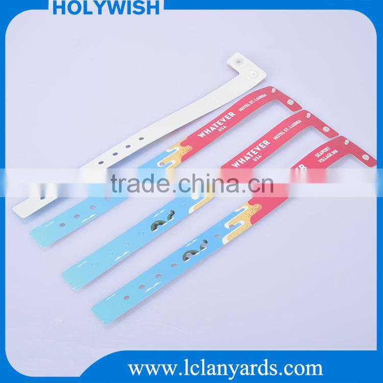 Paper cute printing wristband for kids one time use