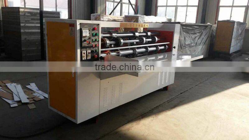 Automatic corrugated cardboard thin knife cutting slitting machine
