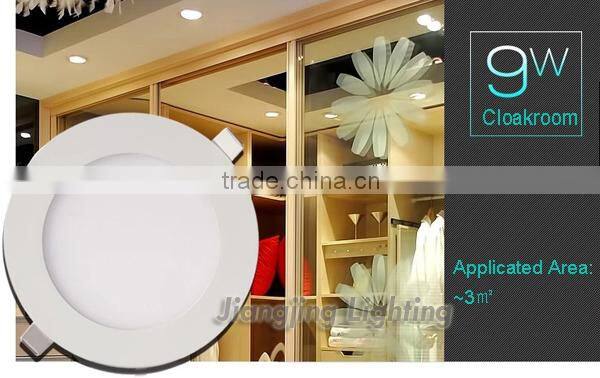 high efficiency round led panel light 8w