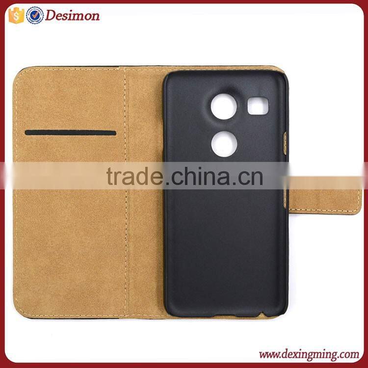 smart phone cover case For Google nexus 5x flip leather case