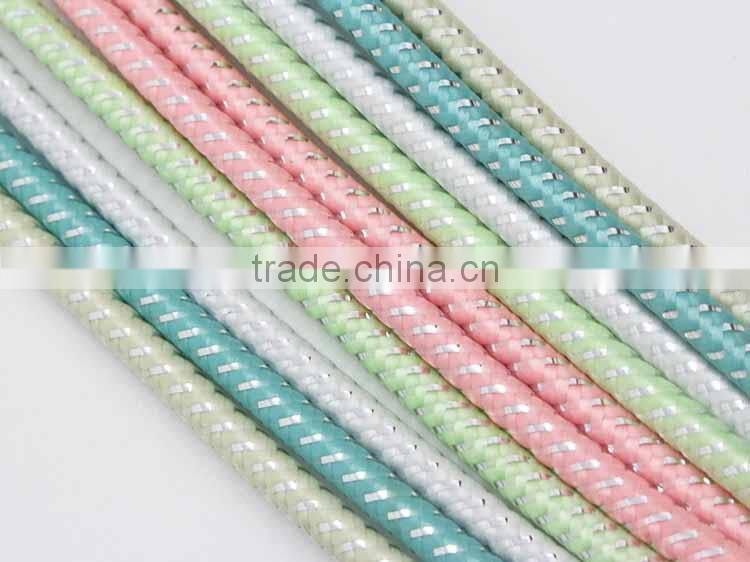 New Arrival !. led light cable micro usb. Double color luminous data cable