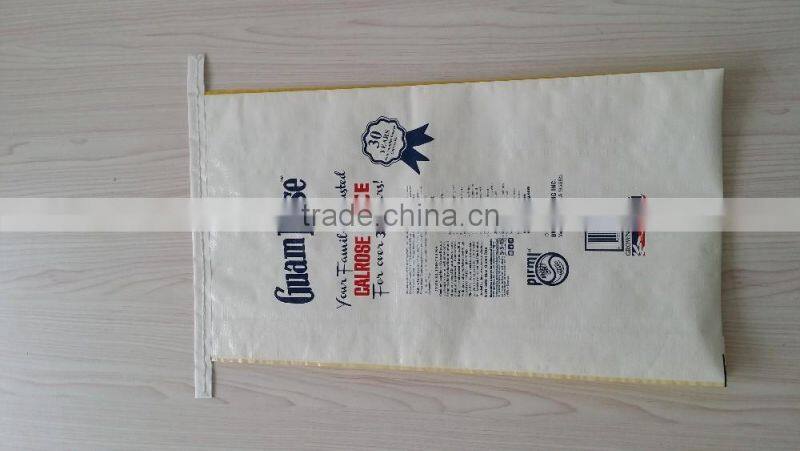 Laminated PP Woven Bags for Packing Rice/Sugar/Wheat and Food rice packaging bag