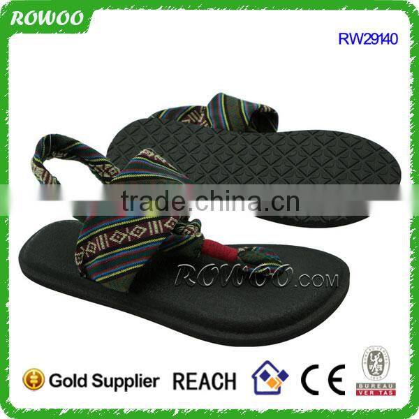 New Products on China Market Women's Yoga Sling Ethnic Cloth Sandals