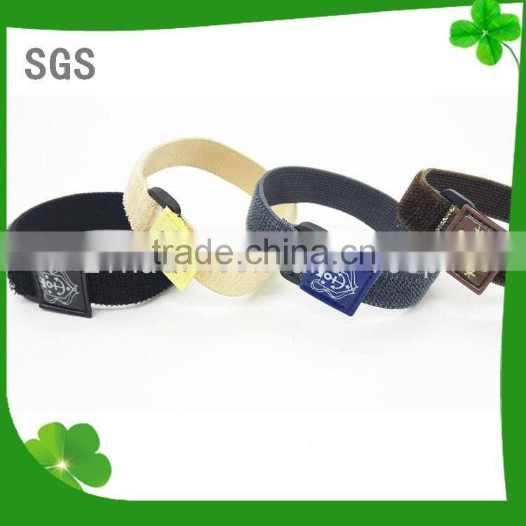 wholesale custom elastic loop band with plastic buckle