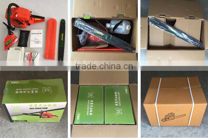 Chinese gasoline cheap manual petrol 5800 58cc chainsaw
