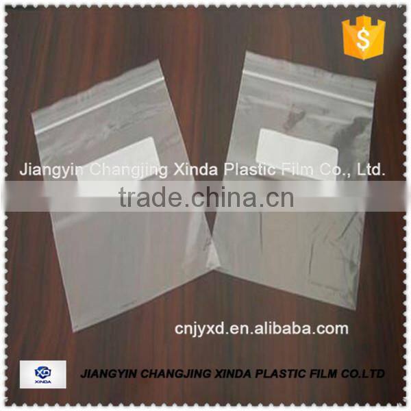 LDPE zip lock bag
