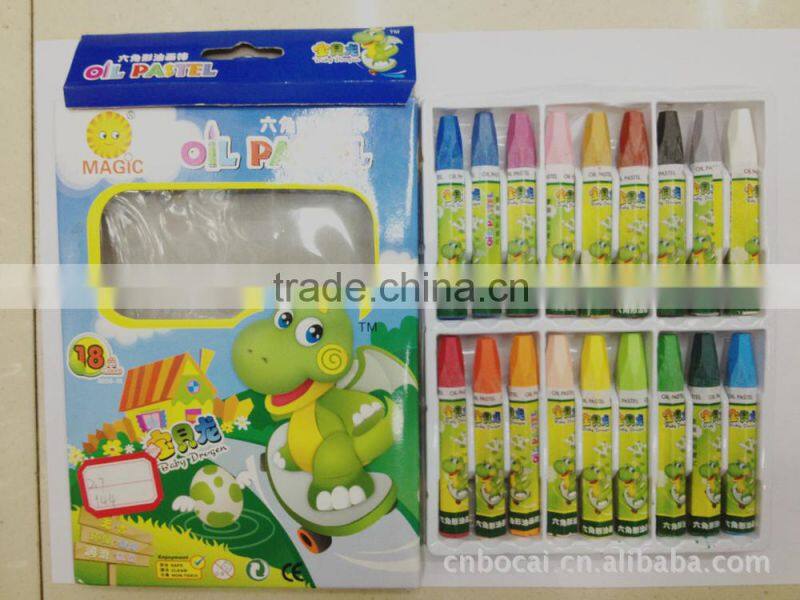 2015 Factory direct sale 24 color crayon oil pastel stationery shop