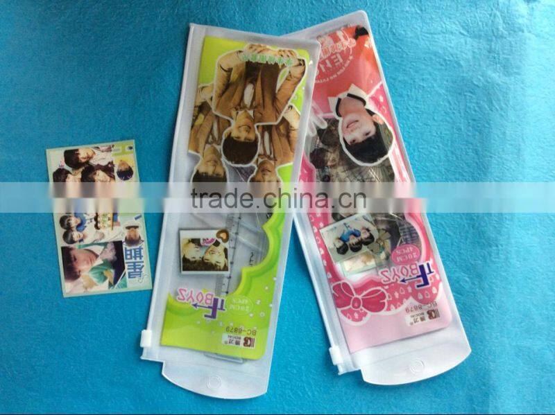 Fashion Cute Character Design Student Plastic Ruler Set