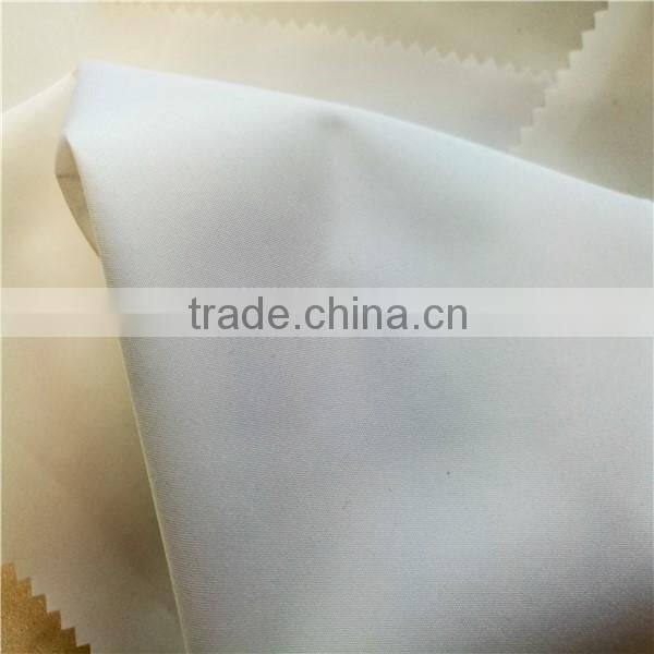 100% polyester pongee with milky coated fabric from suzhou
