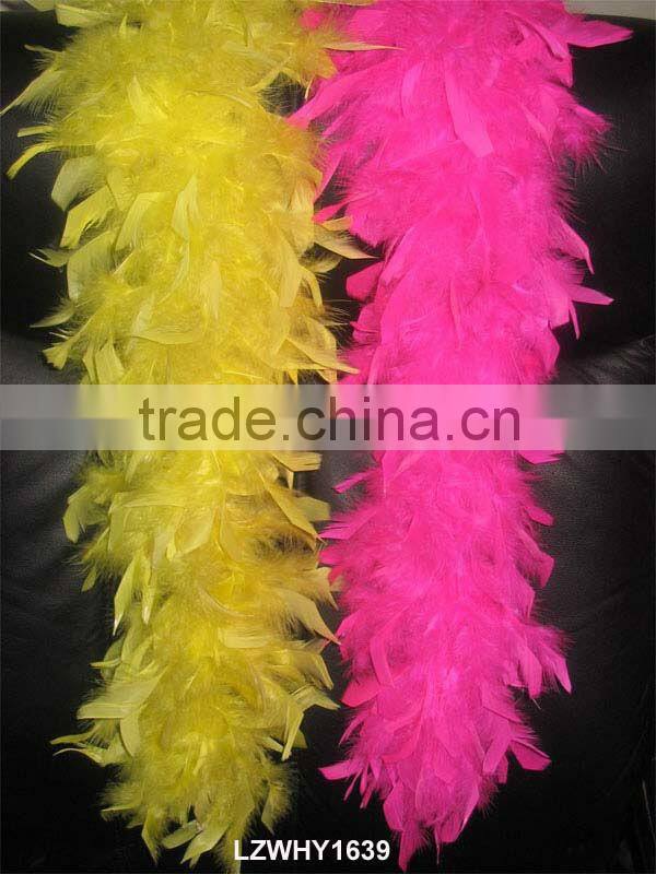 Fluffy turkey feather ruff boa LZYJ09