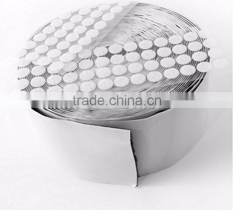 Self Adhesive HOOK AND LOOP SELF ADHESIVE Backed COINS DOTS CIRCLES 15MM *40pcs