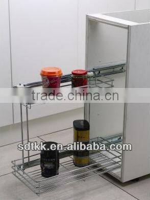 TKK kitchen metal side pull out basket