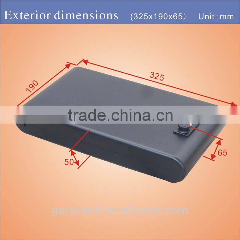 Wholesale - MC120 micro vault 3-Digit Combination Lock Mini Car gun pistol security storage steel Safe Box/Vault, mini Ipad safe