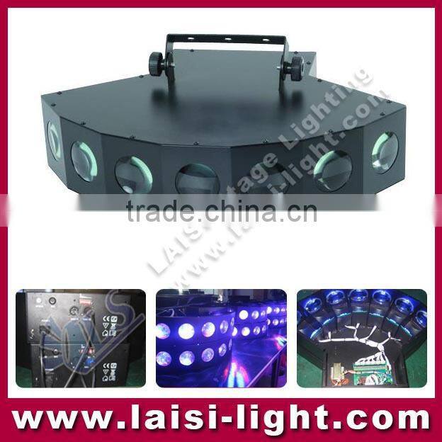 Laisi LED Six Eyes Light stage effect light 3x3W Six Eyes Disco light