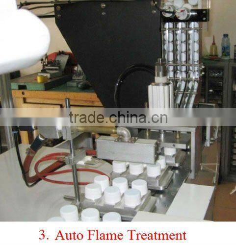 Model JN-AP4-16C - Fully Automatic 4-Colour Bottle Caps Pad Printer