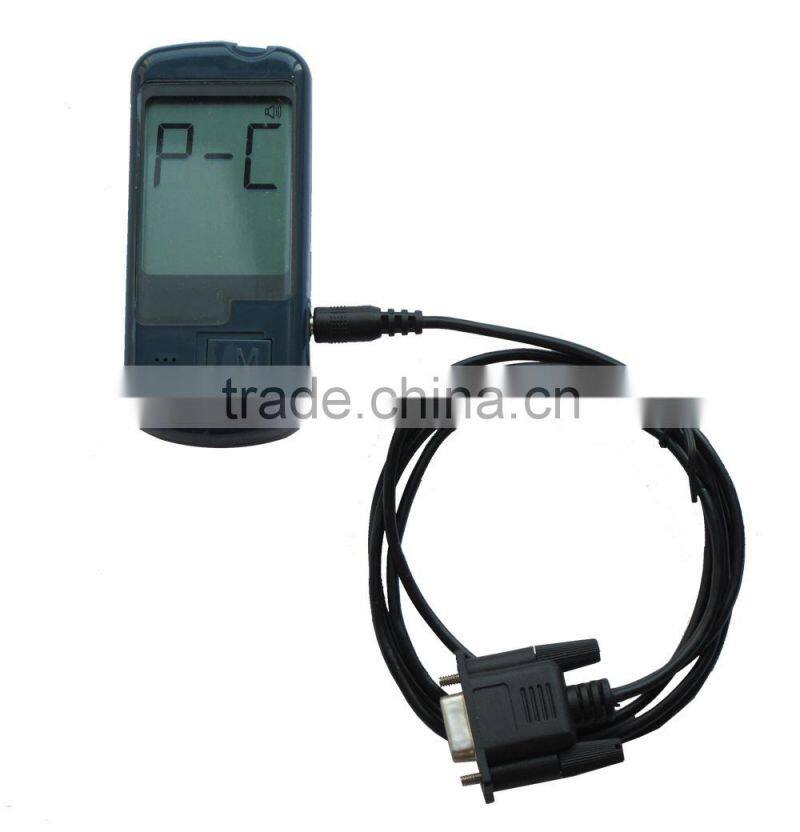 2015 new design High Quality Big Screen Glucose Meter With PC-link USB Cable/ Precise silver strips/ No pain function lancet pen