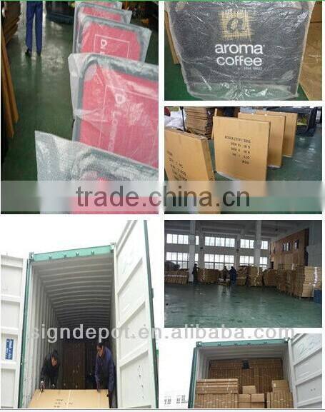 Advertising banner cafe barrier with customized printing
