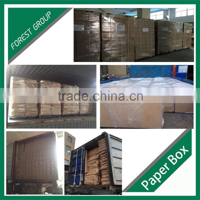 BOTH SIDES GLOSSY VARNISHED CORRUGATED PACKAGING BOX FOR BODY LOTION PACKAGING