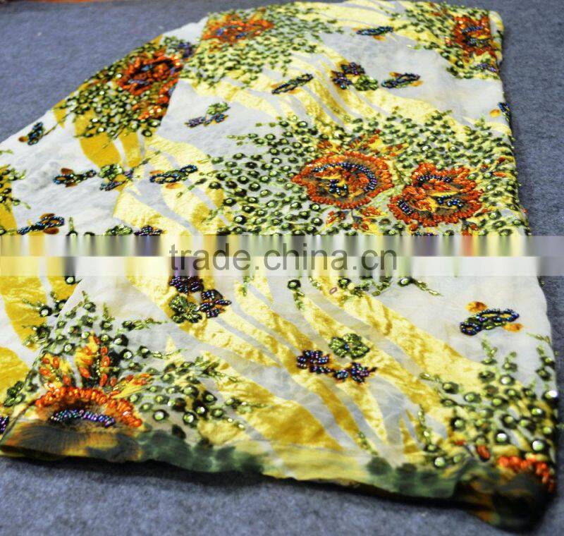 Super soft 100% silk velvet fabric silk velvet fabric price silk rayon velvet burnout fabric