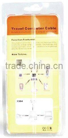 HOT USB FIREWIRE 1394 CABLE TRAVEL KIT 6 ADAPTER CONVERTER