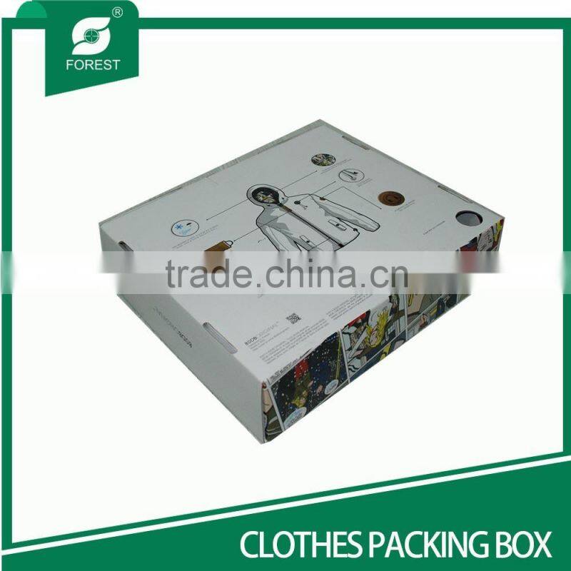 FULL PRINTED CORRUGATED SHIPPING BOX FOR CLOTHES
