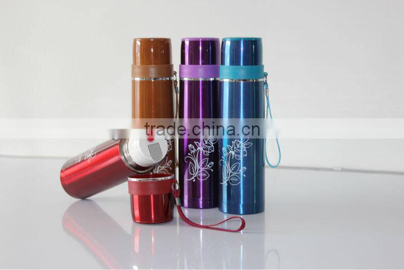 sale fashion double wall second stainless steel sport water bottle