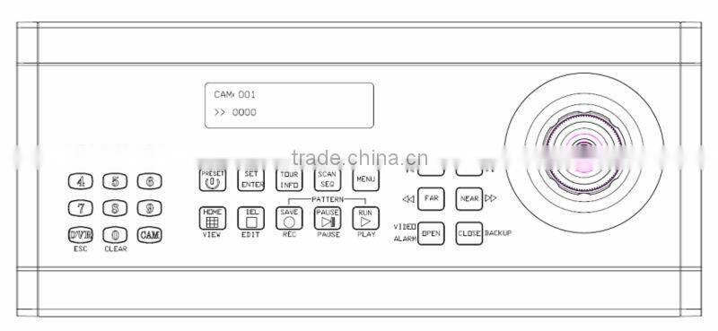 ptz joystick visca controller